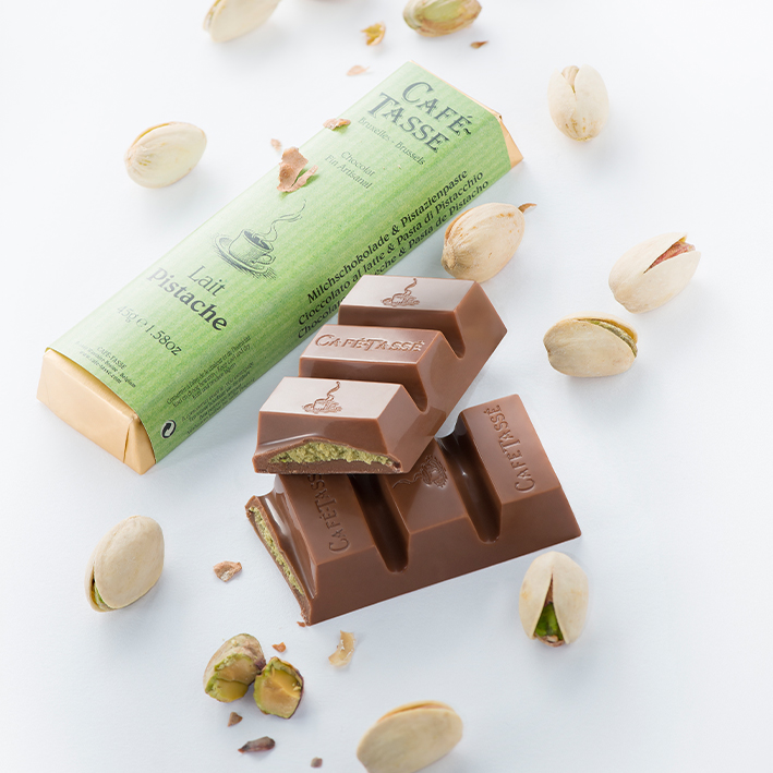 Bars Milk 35 % Pistachio (gefüllt)