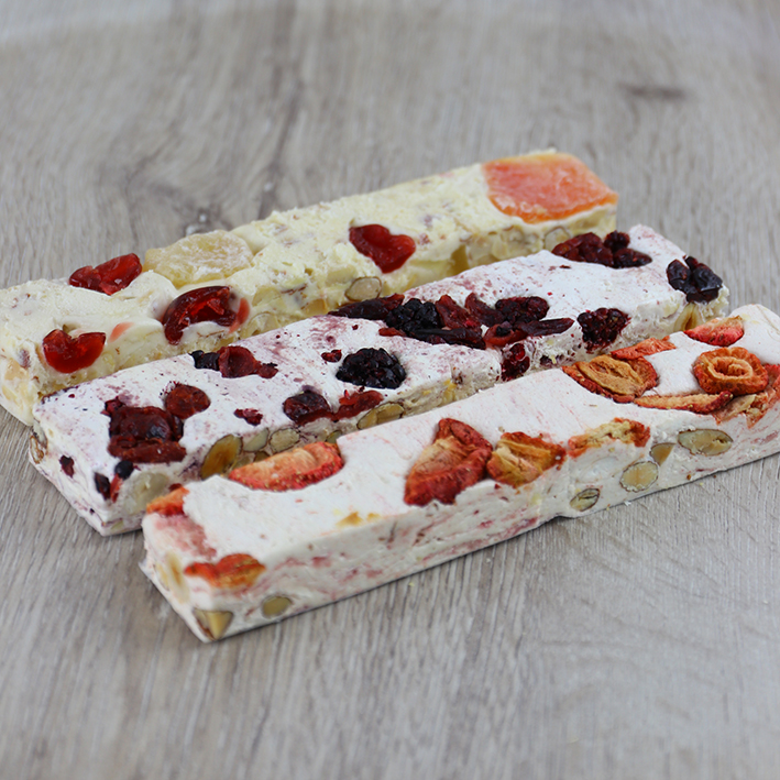 Soft Nougat Bars Fruit Cream