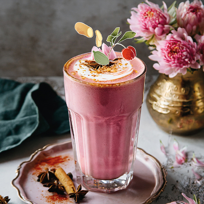 Pink Superfood Latte