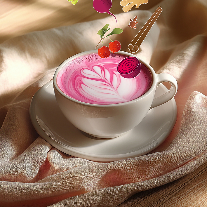 Pink Superfood Latte