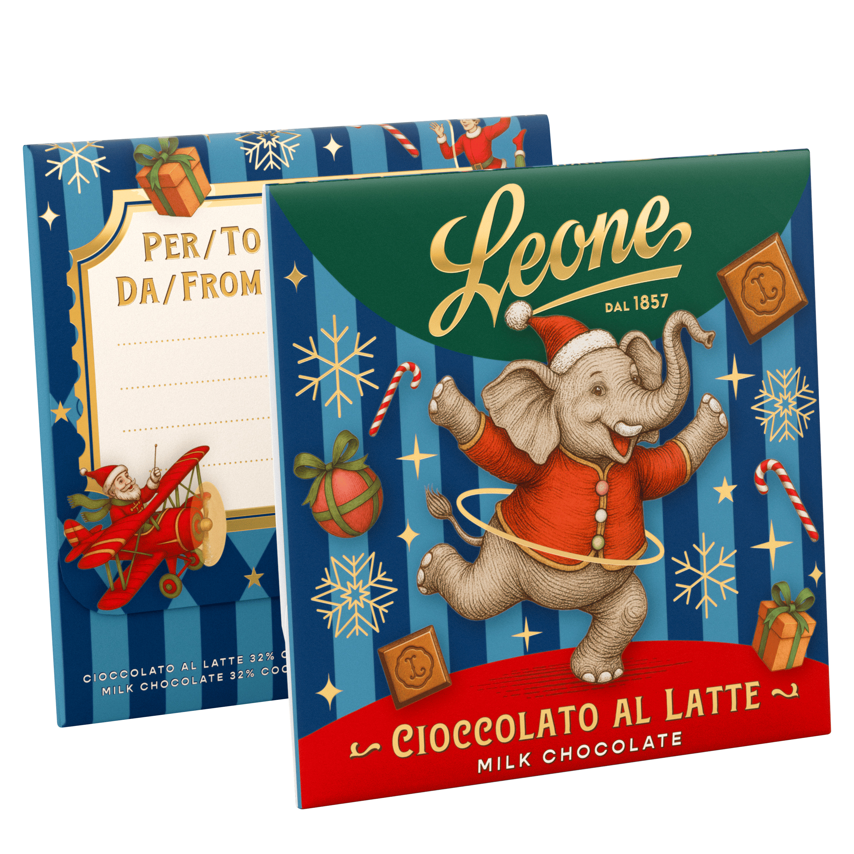 XMAS Bar Milk Choc & Card