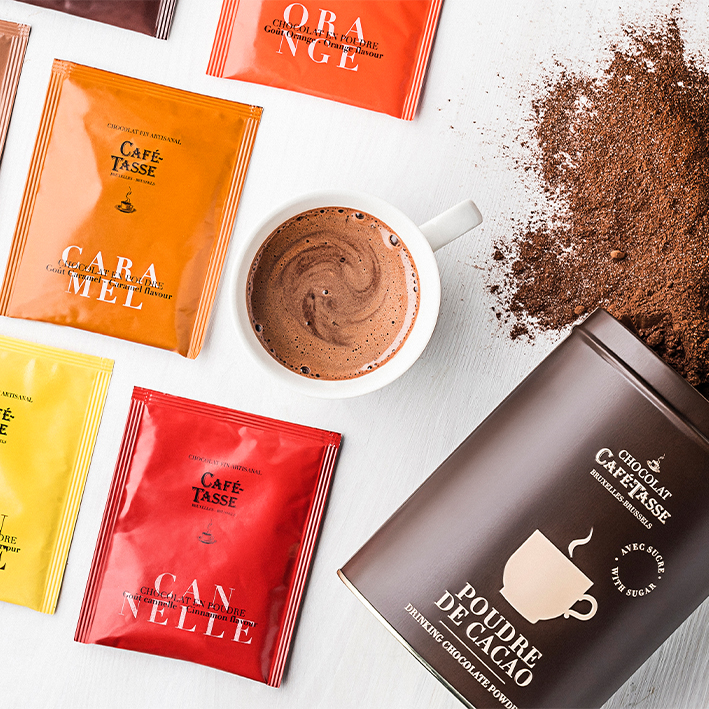 Flavoured Chocolate Powder Caramel 32 %